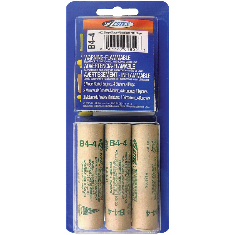 Estes Rockets - B4-4 (3 ea)