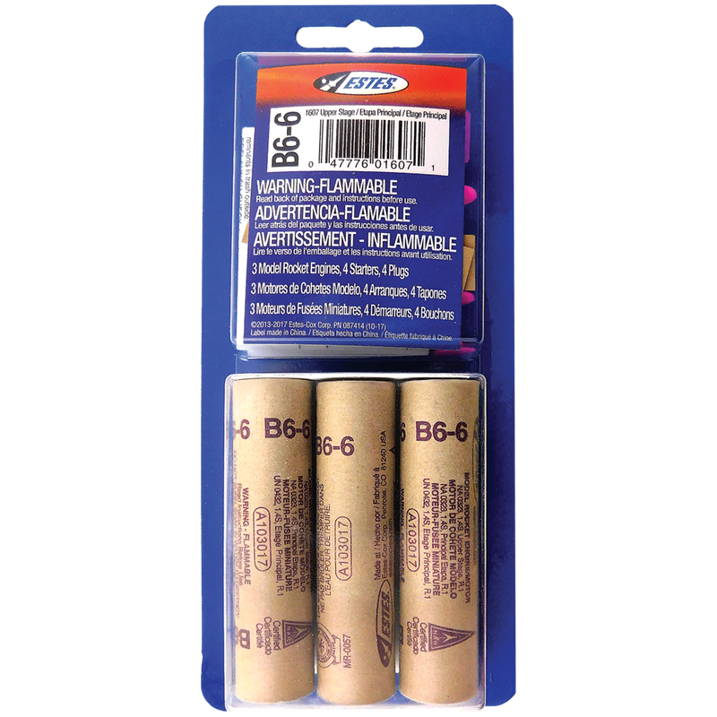 Estes Rockets - B6-6 (3 ea)