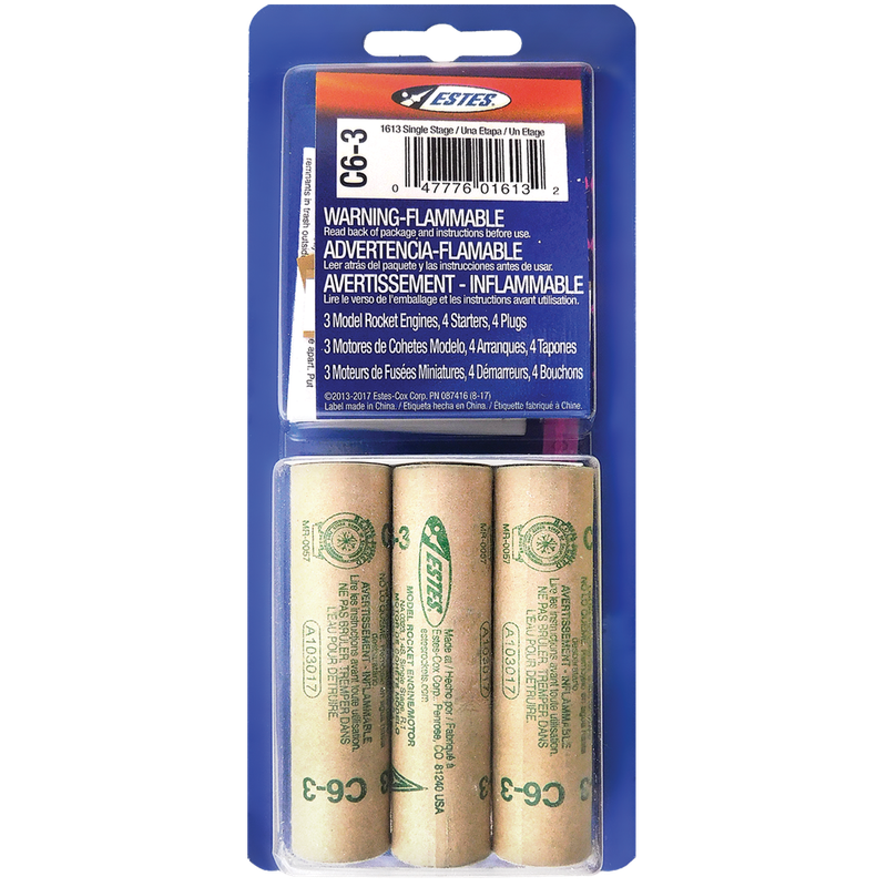 Estes Rockets - C6-3 (3 ea)