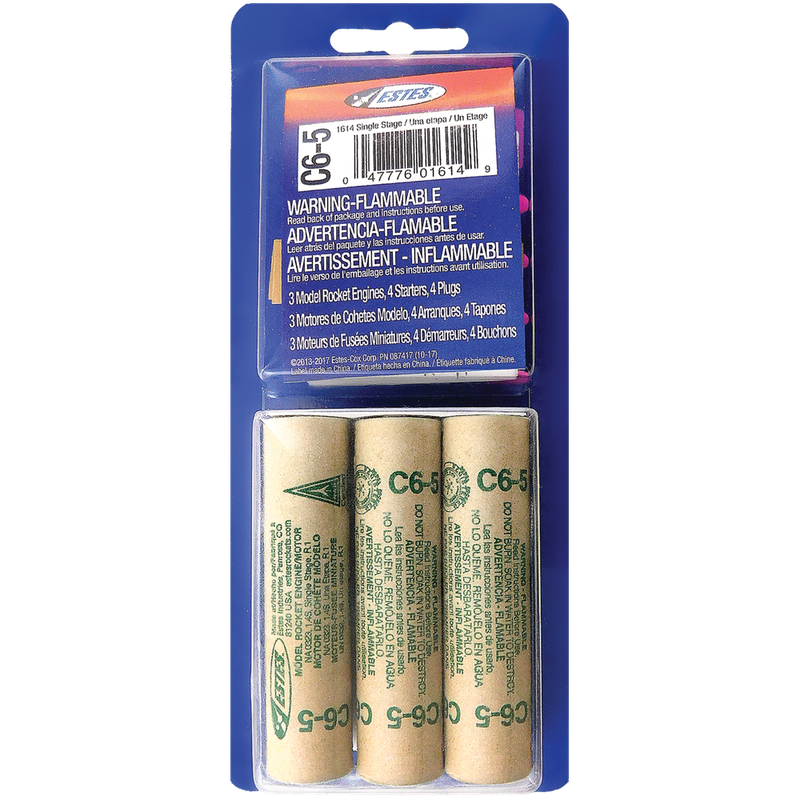 Estes Rockets - C6-5 (3 ea)