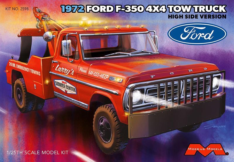 Moebius - 1972 Ford F-350 4x4 Tow Truck