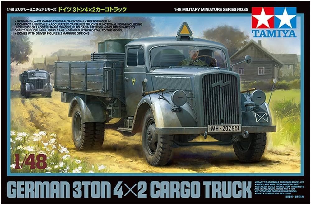 Tamiya - 1/35 German 3t 4x2 Cargo Truck
