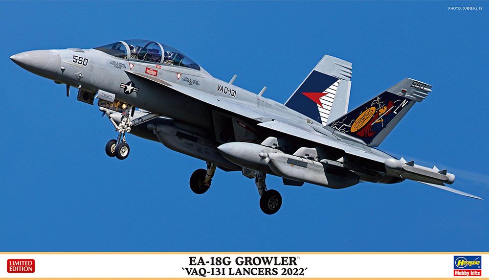 Hasegawa - 1/72 EA-18G Growler™ “VAQ-131 Lancers 2022”