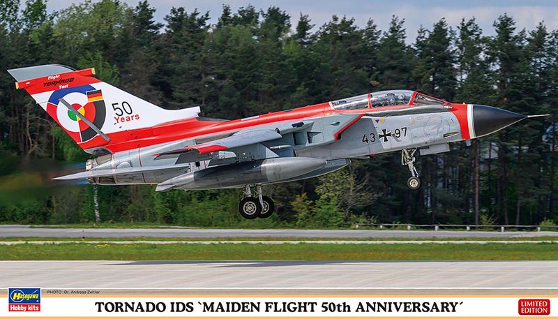 Hasegawa - 1/72 Modern European Jet Fighter, Tornado Ids &quot;Maiden Flight 50Th Anniversary&quot;