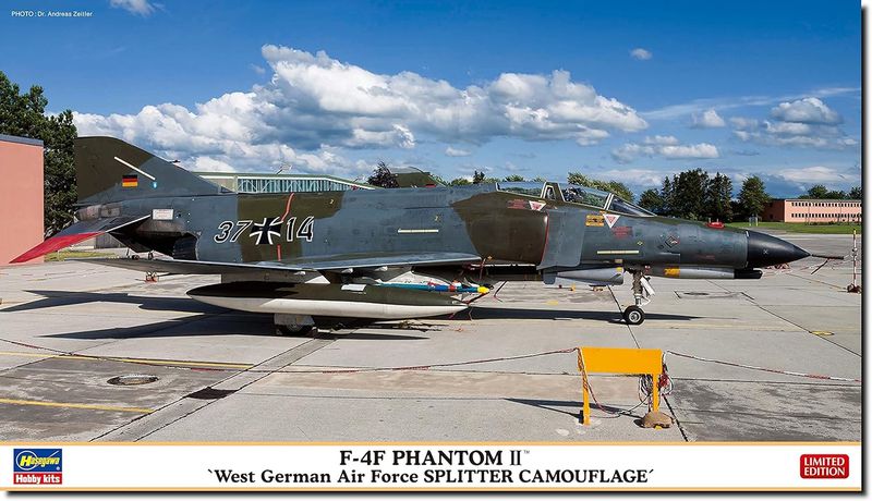 Hasegawa - F-4F Phantom II - West German Airforce Splitter Camouflage