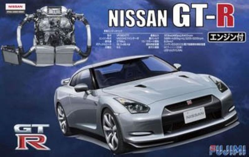 Fujimi - 1/24 NISSAN GT-R (R35) w/Engine