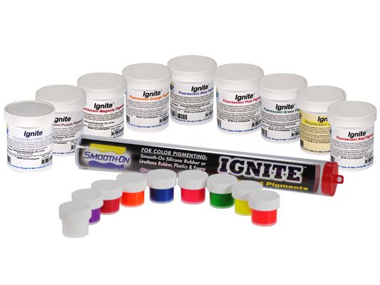 Smooth-On - Ignite Fluorescent Colorants (9pack  Sampler)