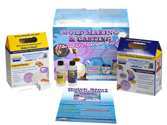 Smooth-On - Silicone Pourable Mold Rubber Starter Kit