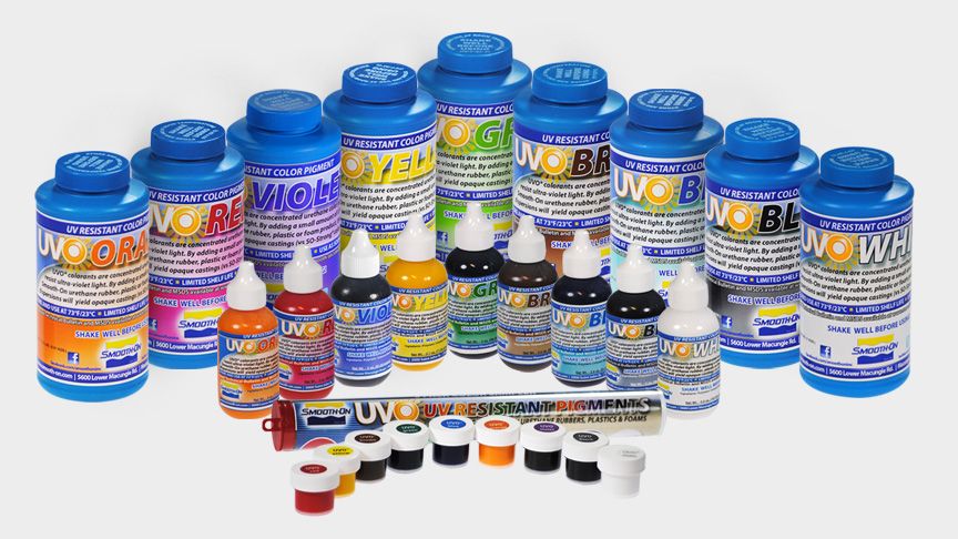 Smooth-On - UVO UV-Resistant Colorants (Individual  Sampler)