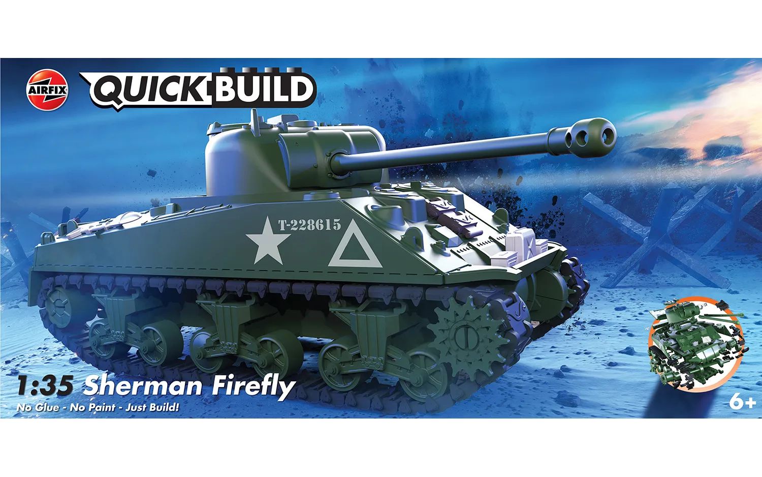 Airfix - Quickbuild - Sherman Firefly