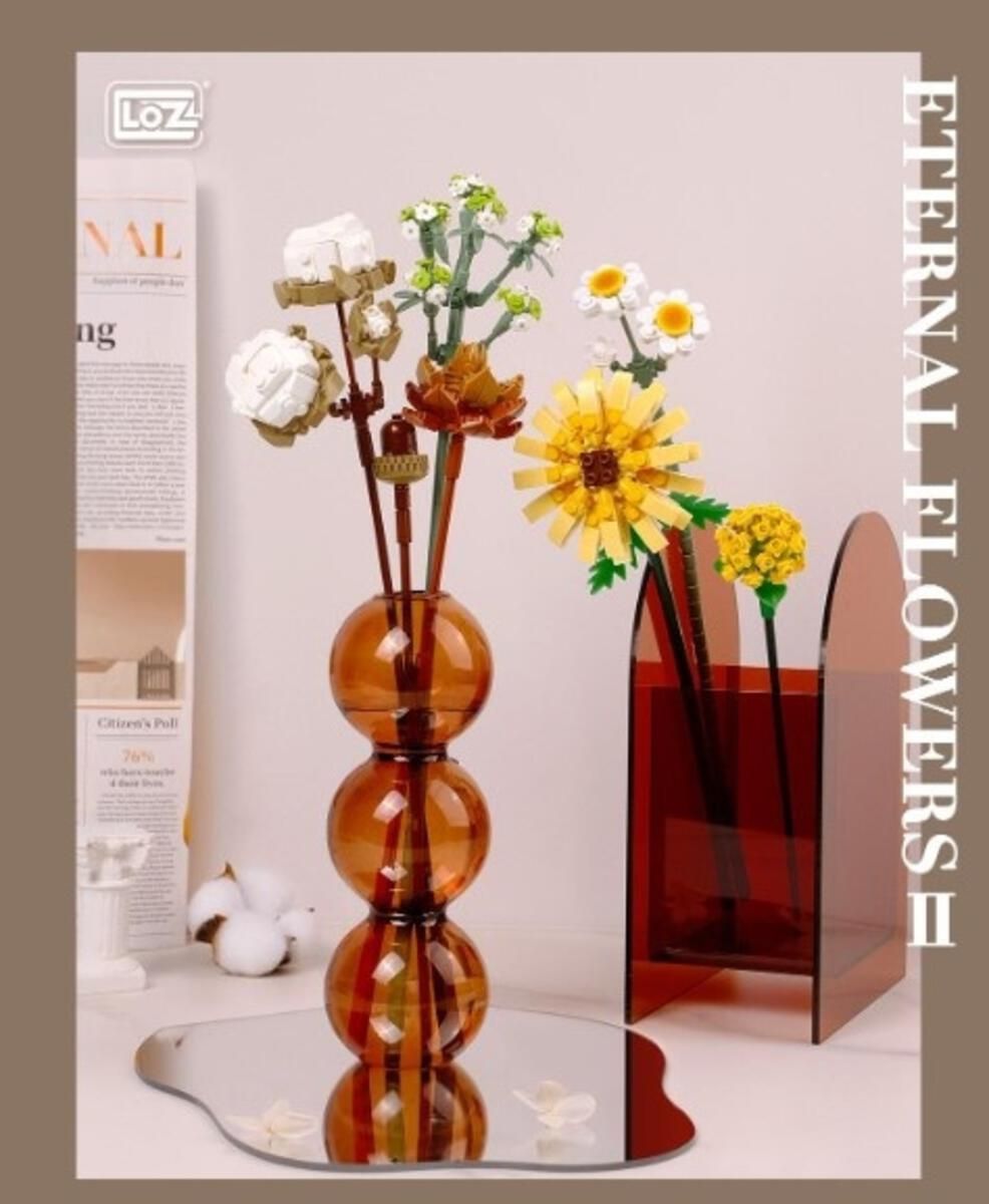 LOZ Block - Eternal Flowers II- Cotton Bouquet
