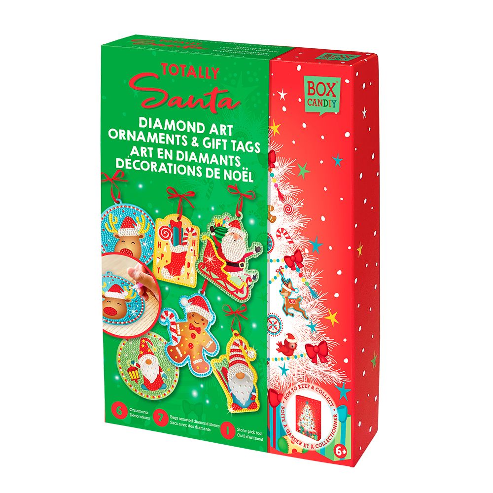 BOX CANDIY - Christmas Ornaments Diamond Art Set