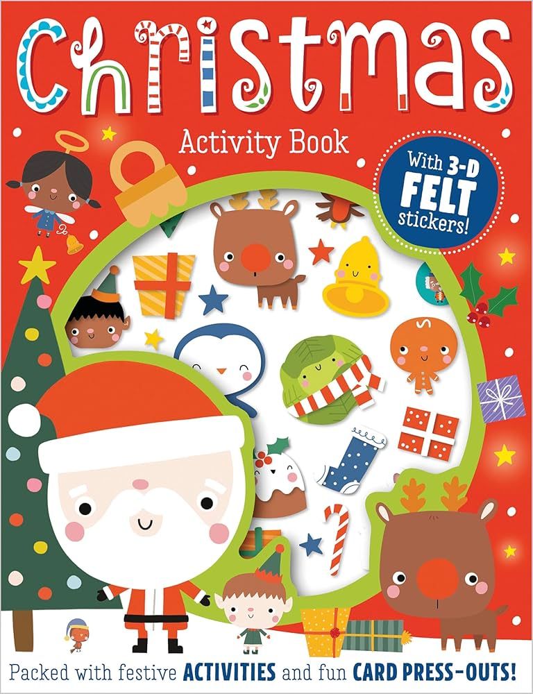 Christmas Activity Book - Felt Stickers