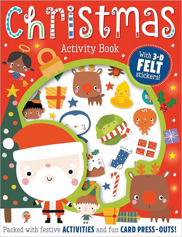 Christmas Activity Book - Felt Stickers