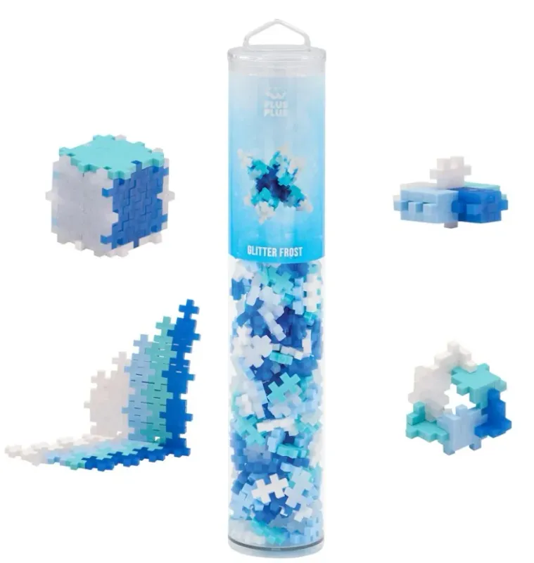 Plus Plus Tube Large - Glitter Frost
