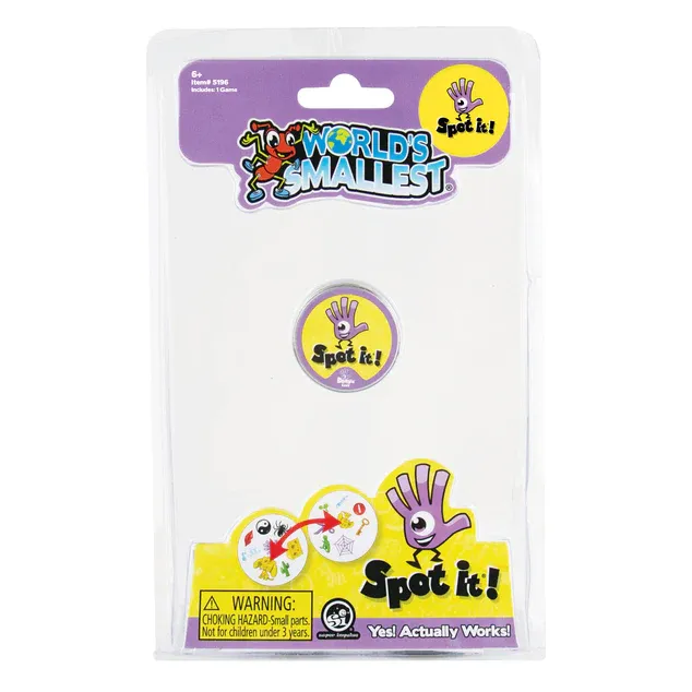 World&#39;s Smallest - Spot It Card game