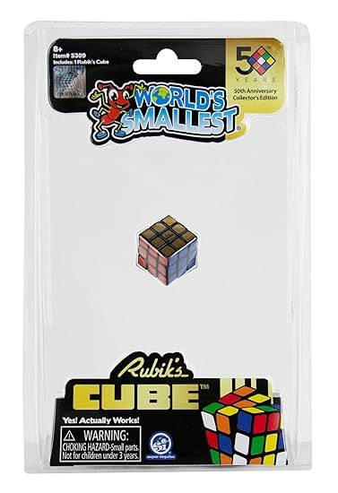 World&#39;s Smallest - Rubik&#39;s Cube 50th Anniversary