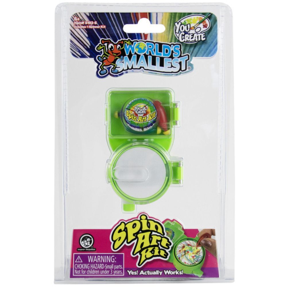 World&#39;s Smallest - You Create, Spin Art Kit