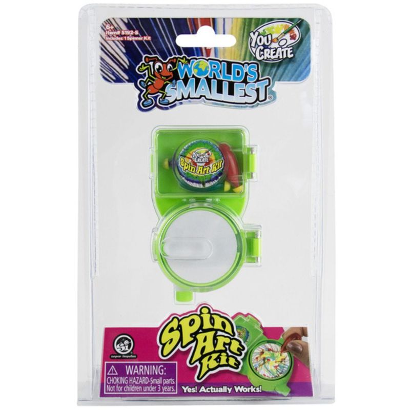 World&#39;s Smallest - You Create, Spin Art Kit
