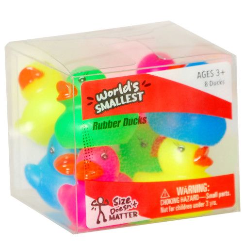 World&#39;s Smallest Rubber Ducks, 8pc