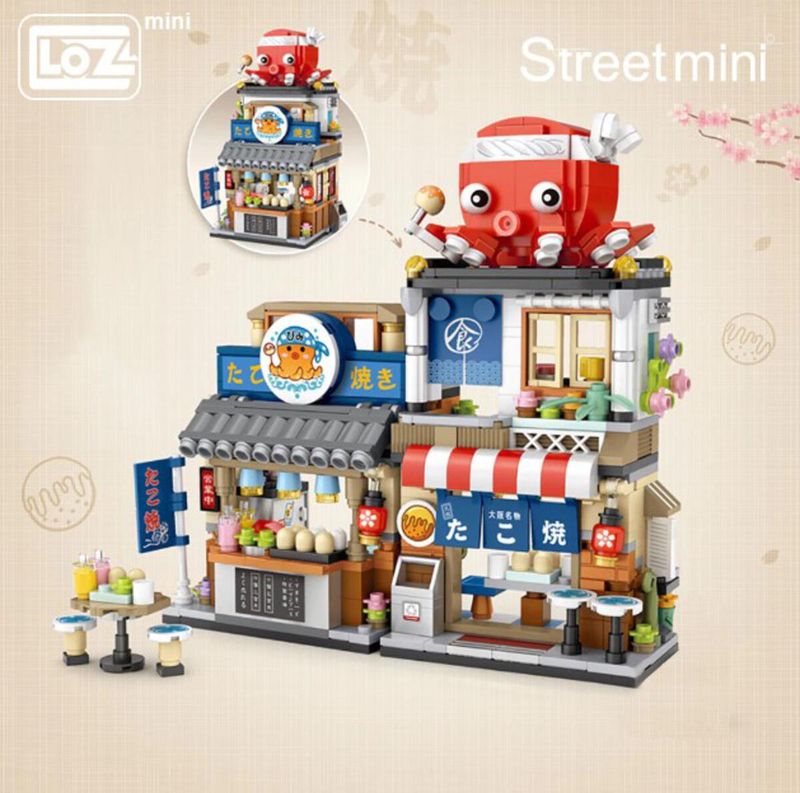 LOZ Block - Takoyaki Shop
