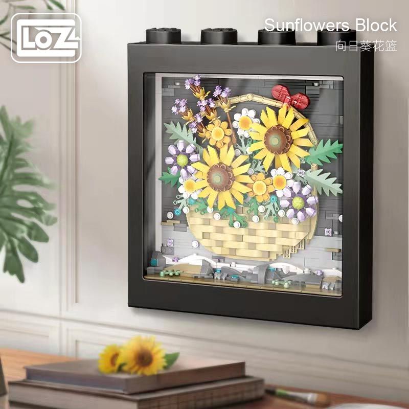 LOZ Bricks - Sunflower Basket