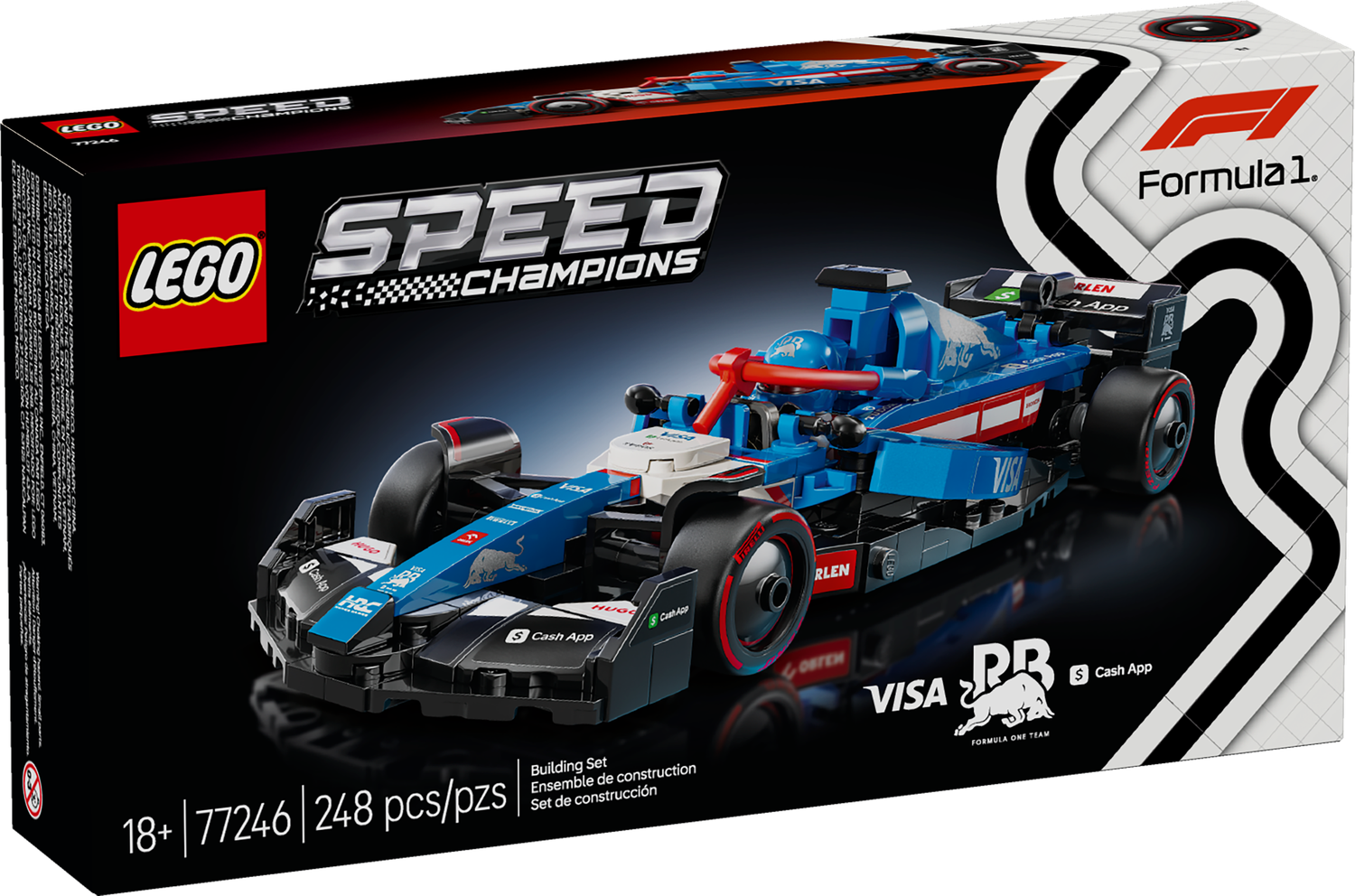 LEGO® SPEED CHAMPIONS - Visa Cash App RB VCARB 01 F1® Race Car