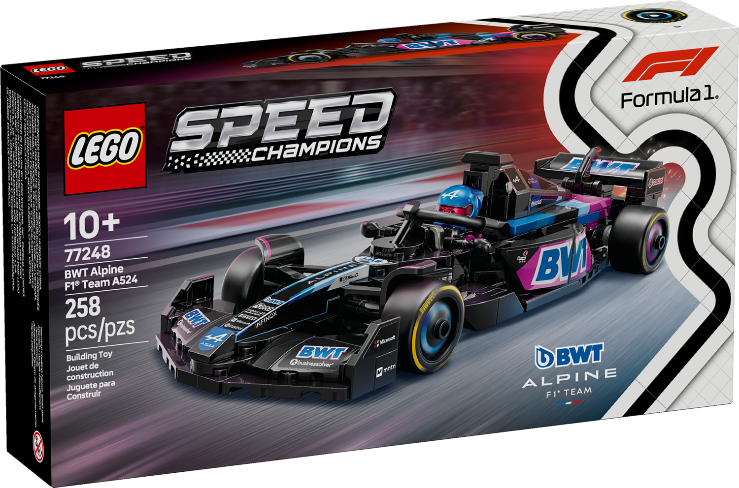 LEGO® SPEED CHAMPIONS - BWT Alpine F1® Team A524 Race Car