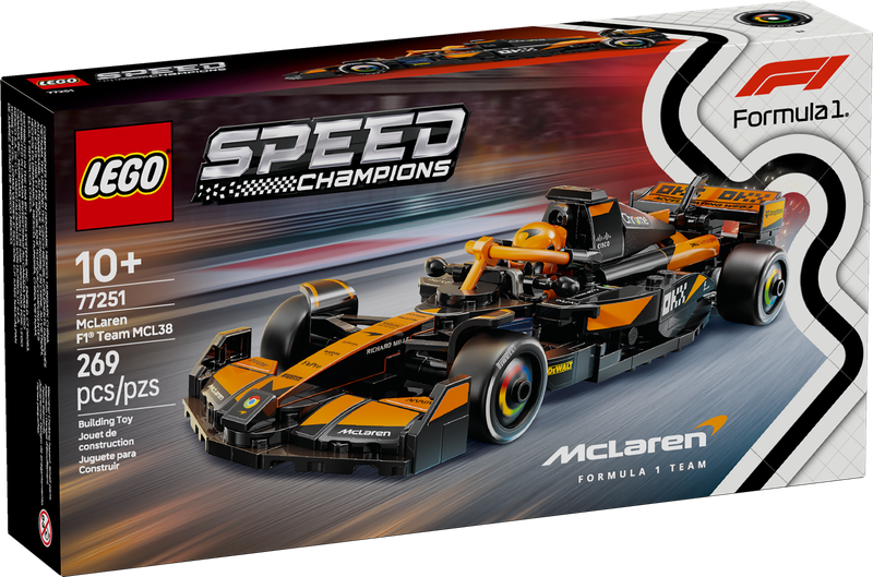 LEGO® SPEED CHAMPIONS - McLaren F1® Team MCL38 Race Car