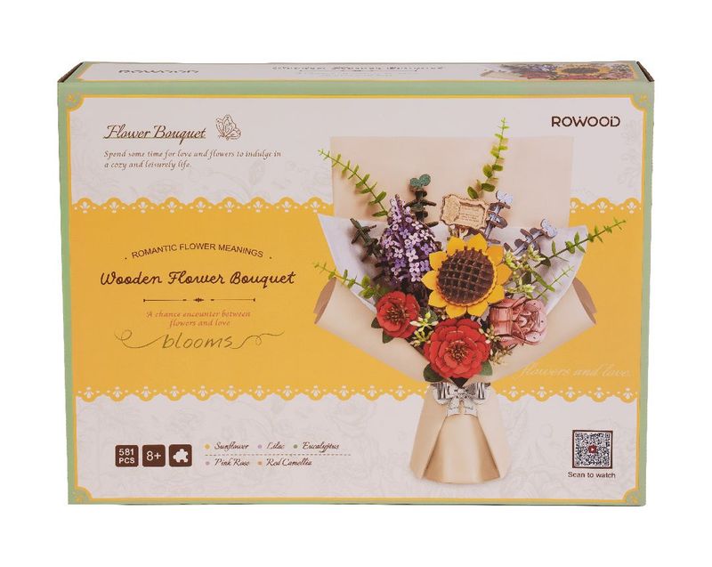 Rowood - Wooden Flower Bouquet
