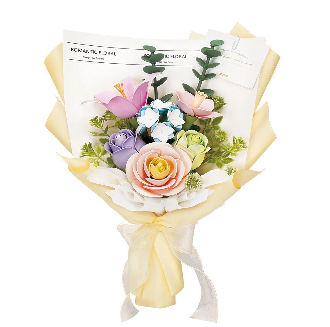 Rowood - DIY Spring Time Bouquet 3d Wooden Puzzle