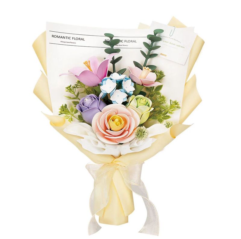 Rowood - DIY Spring Time Bouquet 3d Wooden Puzzle