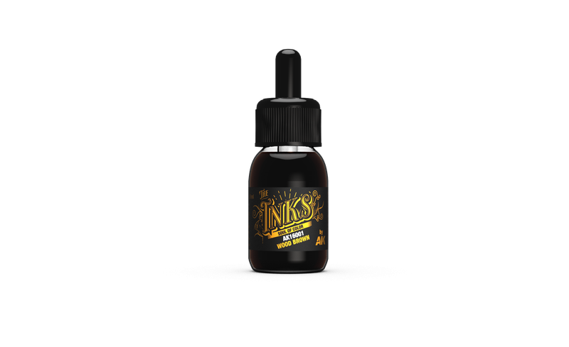 AK Interactive - The INKS - Wood Brown 30 ml