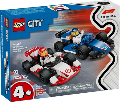 LEGO® CITY - F1® Williams Racing &amp; Haas F1® Race Cars