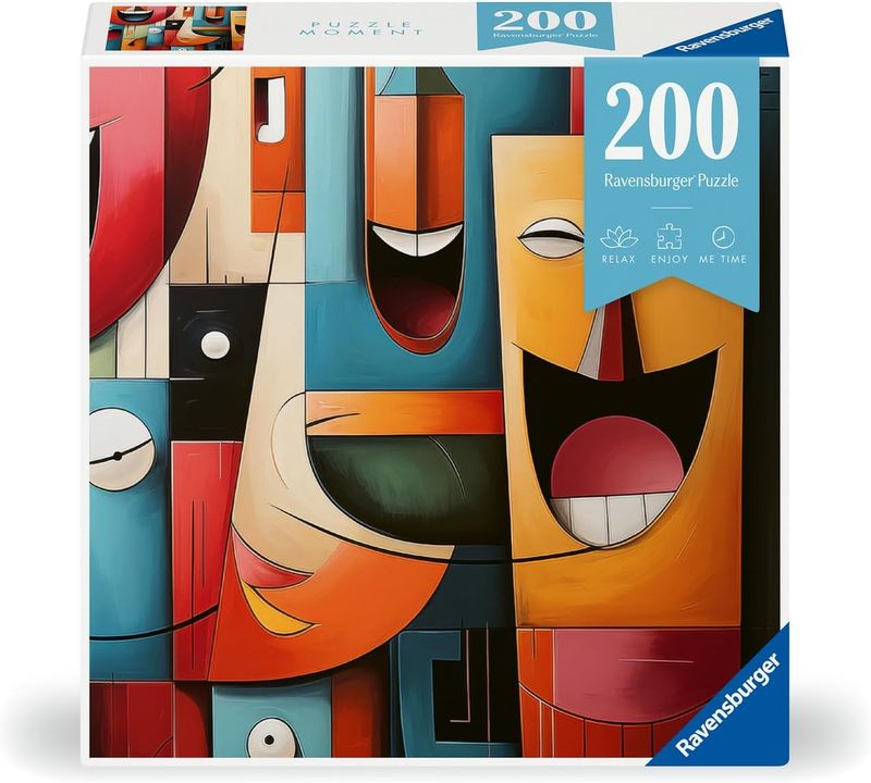 200pc Puzzle Moment - Happy Cubism