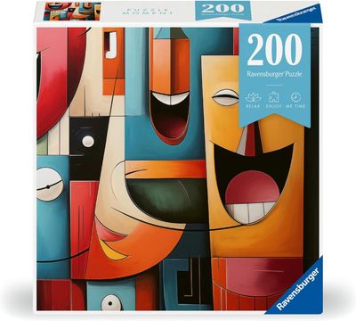 200pc Puzzle Moment - Happy Cubism