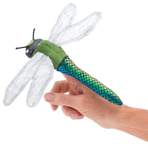 Folkmanis - Mini - Dragonfly Finger Puppet