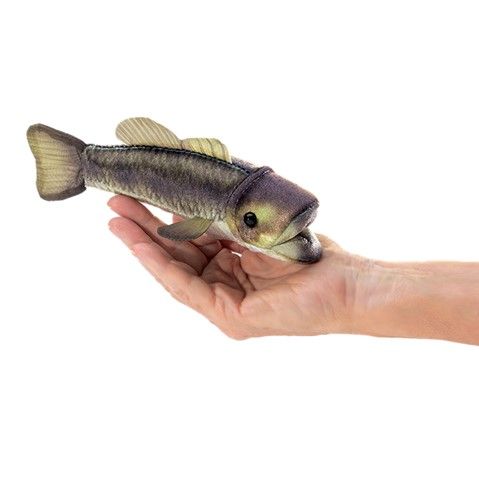Folkmanis - Mini - Largemouth Bass Finger Puppet