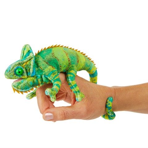 Folkmanis - Mini - Chameleon Finger Puppet