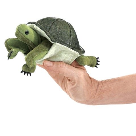 Folkmanis - Mini - Turtle Finger Puppet