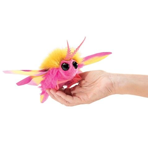 Folkmanis - Mini - Rossy Maple Moth Finger Puppet