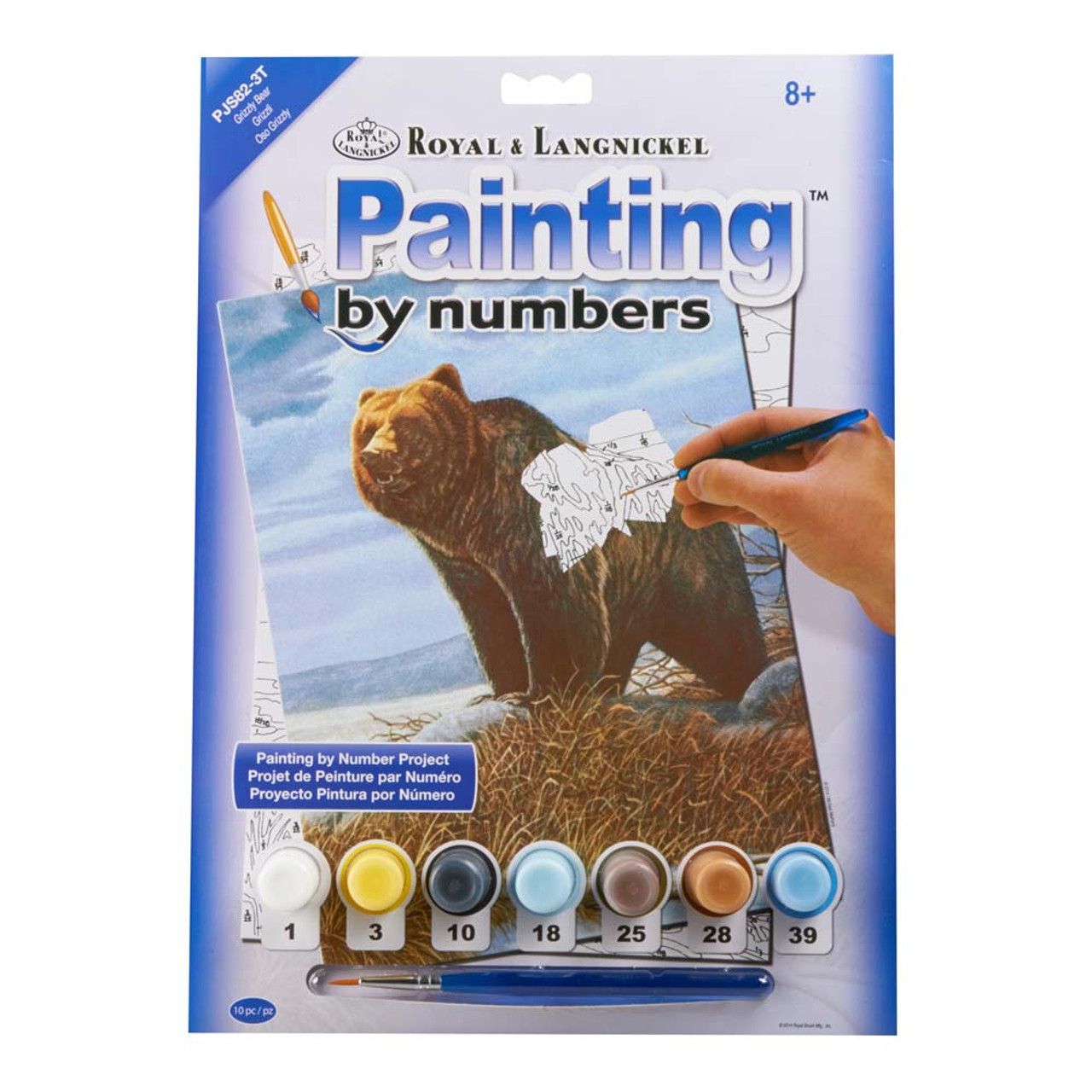 Royal &amp; Langnickel Paint By Number -  Grizzly Bear