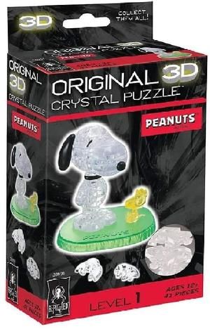 Original 3D Crystal Puzzle - Snoopy and Woodstock