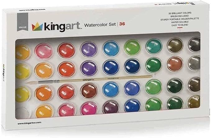 King Art - Watercolor Set 36 Colors