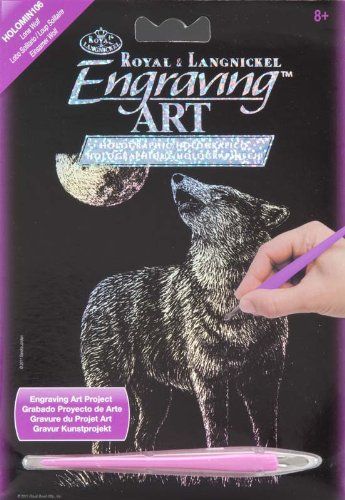 Engraving Art - Holographic Mini Lone Wolf