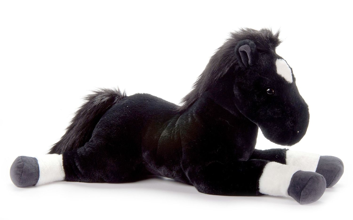 Wild Onez Floppy Black Horse - Jumbo 24&quot;