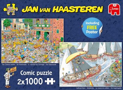 1000pc: Cheese Market &amp; Sailboat Race (2x1000pc)