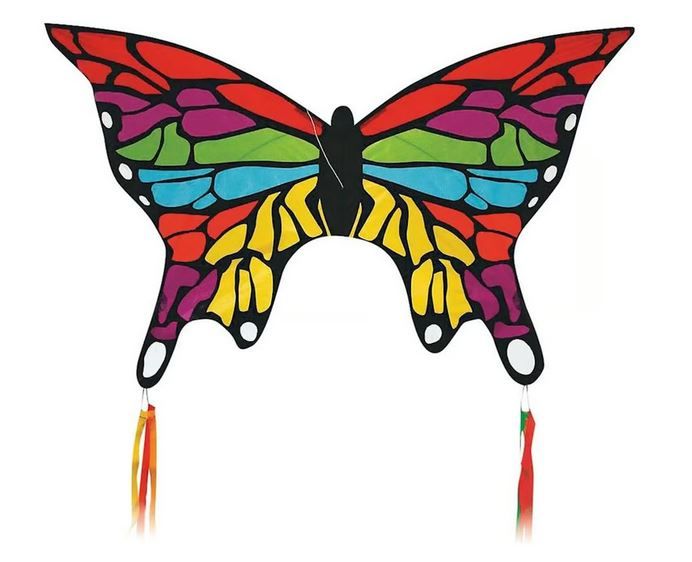Butterfly Kite - Rainbow 47&quot;