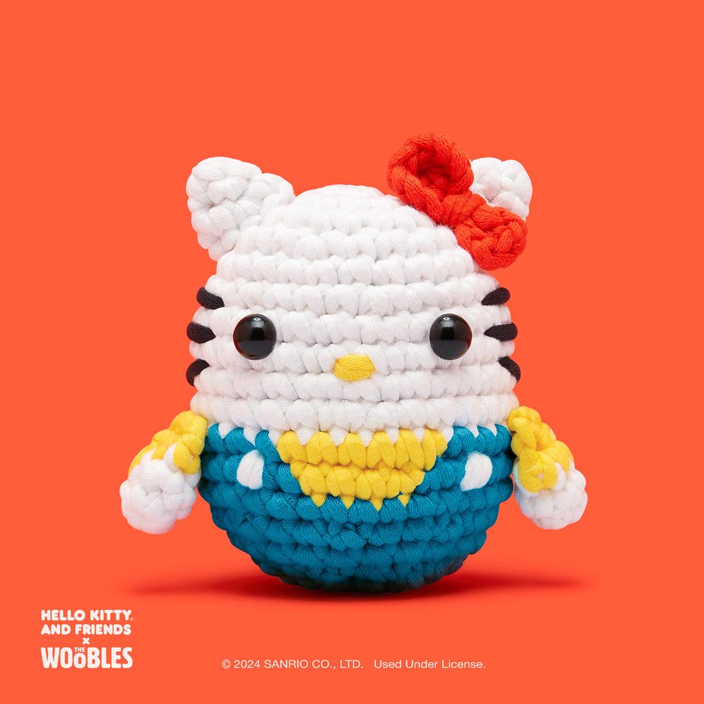 The Woobles Crochet Kit Licensed -  Hello Kitty