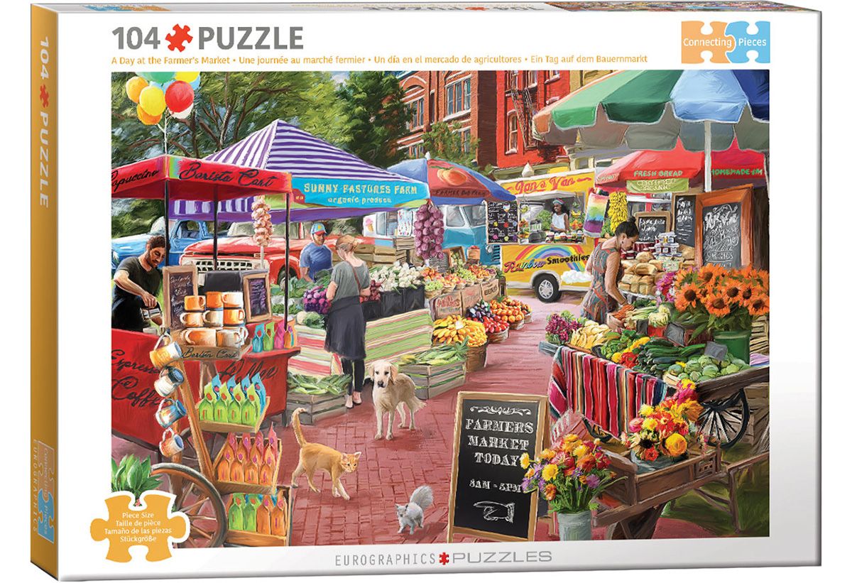 104pc Connecting Pieces: A Day at the Farmer&#39;s Market